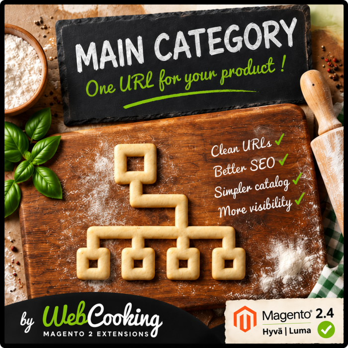 Main Category for Magento 2