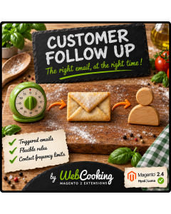 Customer follow up for Magento