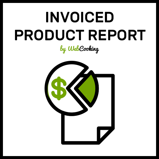 how to generate a report of invoiced produtcts on magento ?