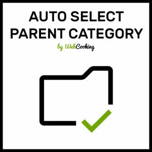Auto Select Parent Category on magento