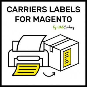 carriers labels magento