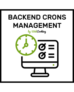 Magento2 backend cron management