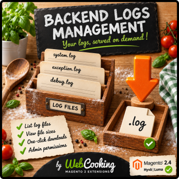 Magento2 backend log